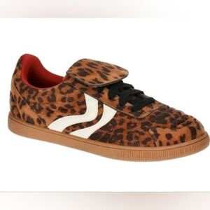NIB Madden NYC Women's Leopard Fold Over Sneakers